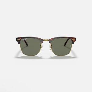 Ray Ban Clubmaster Men’s Sunglasses RB3016 Mock Tortoise on Arista G-15 Green